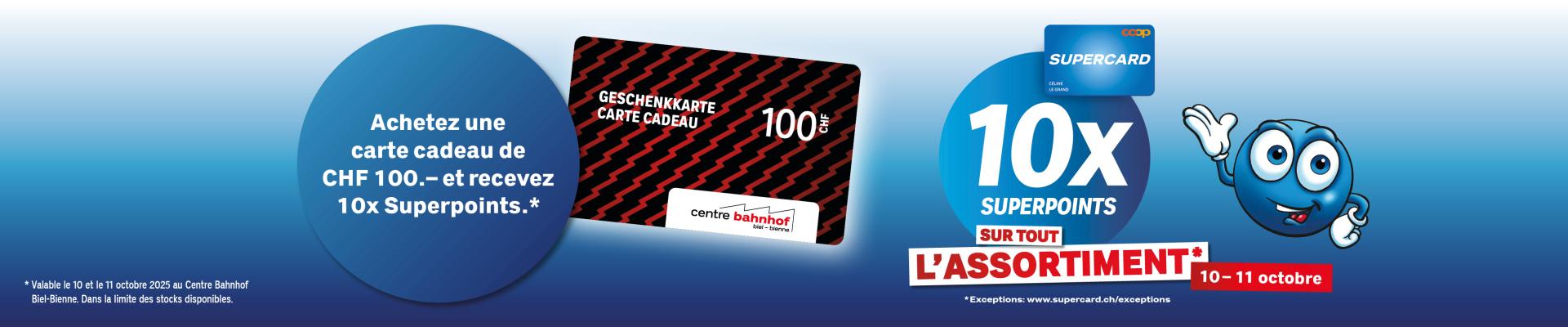 Recevez 10x Superpoints