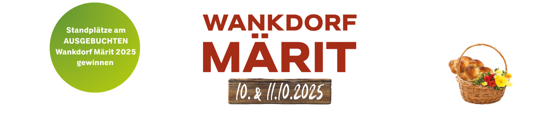 Jetzt Platz am Wankdorf Märit gewinnen