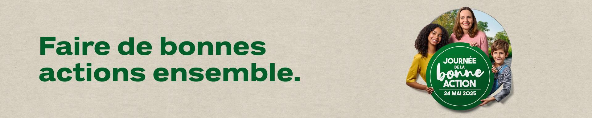 Faire de bonnes actions ensemble