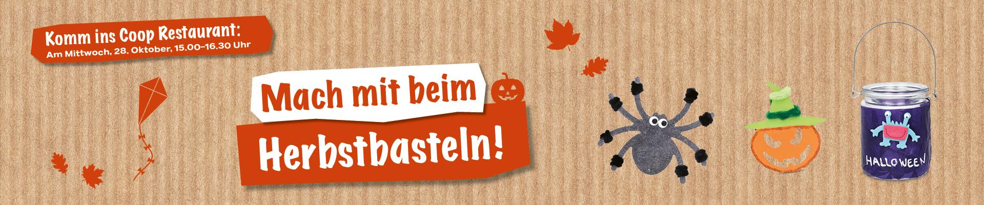 Kinderbasteln im Coop Restaurant