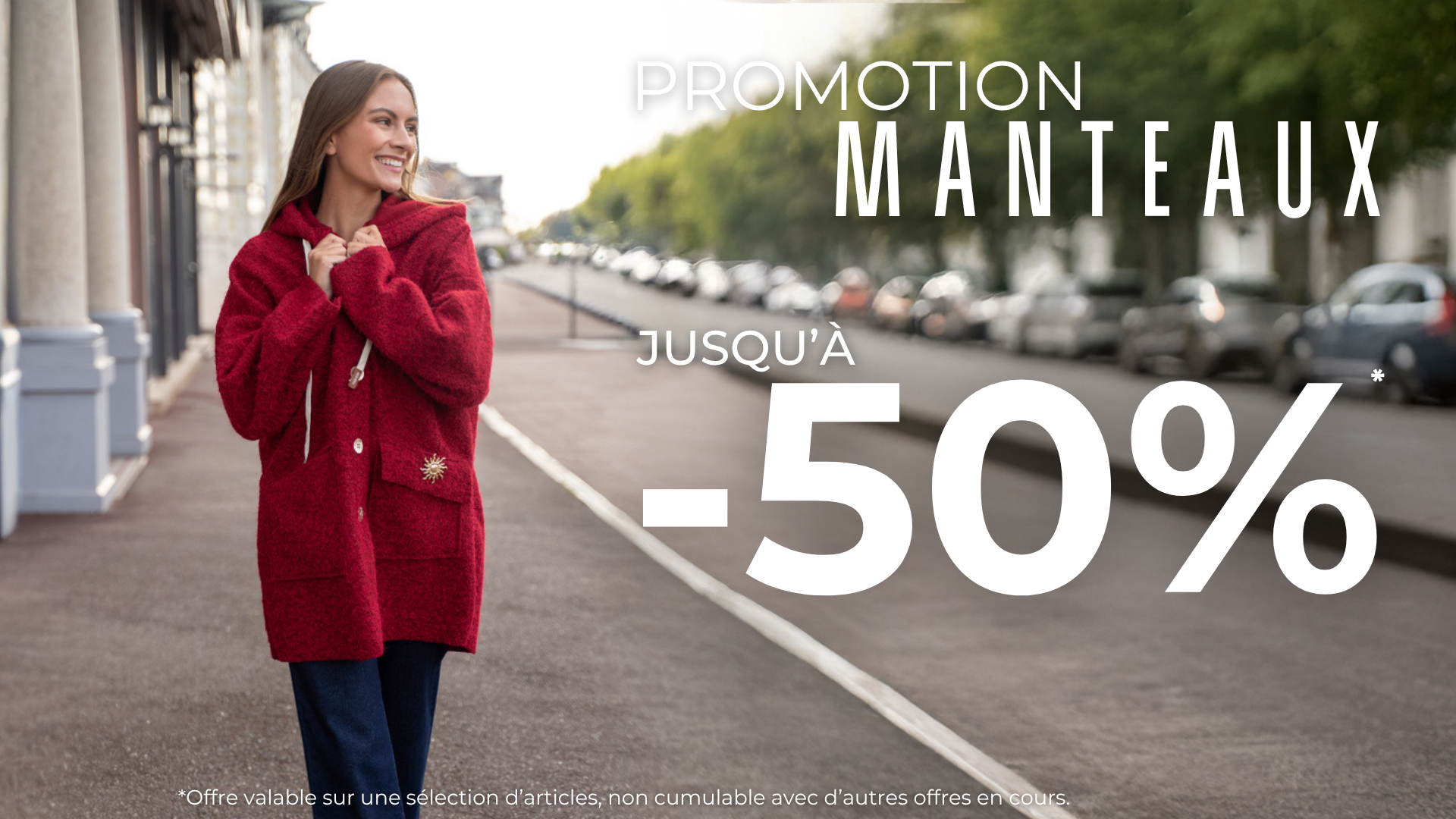 -50% sur une sélection de vestes/manteaux chez Carnaby
