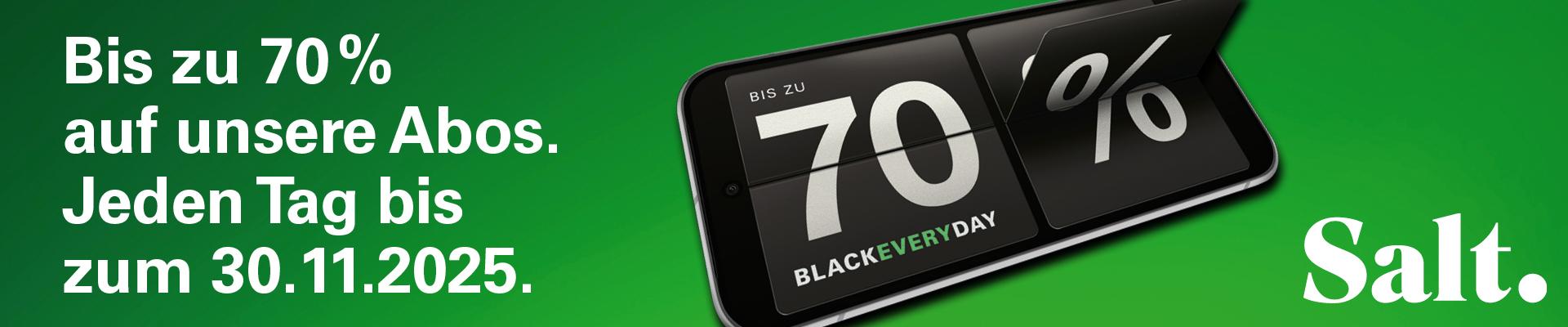 Black Everyday – exklusiv bei Salt.