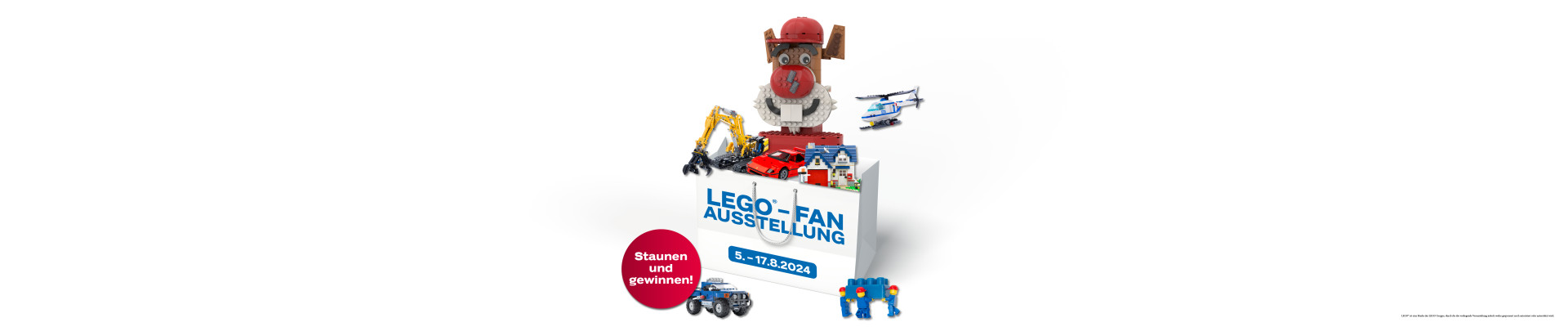 LEGO®-Fan-Ausstellung: Ein Spektakel für Gross und Klein.