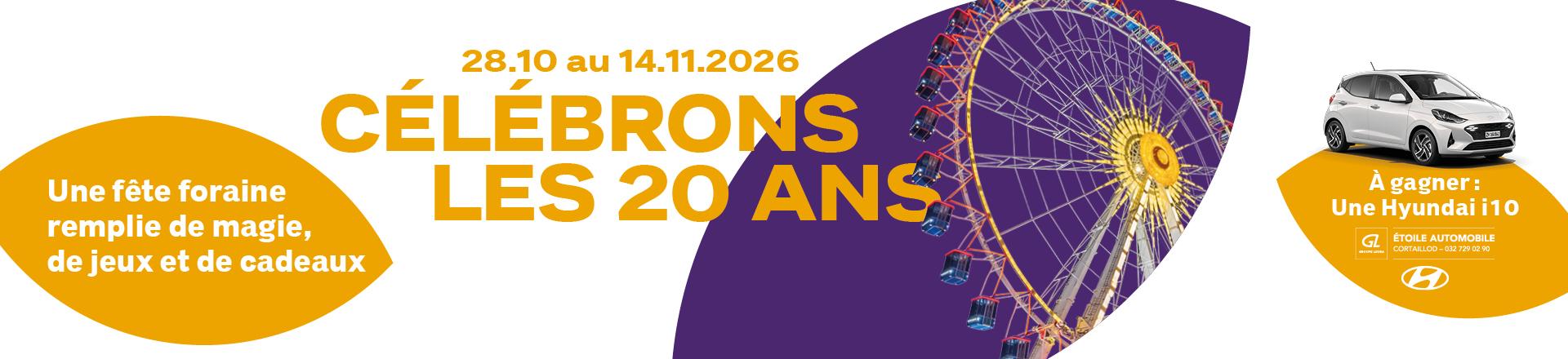 Célébrons les 20 ans