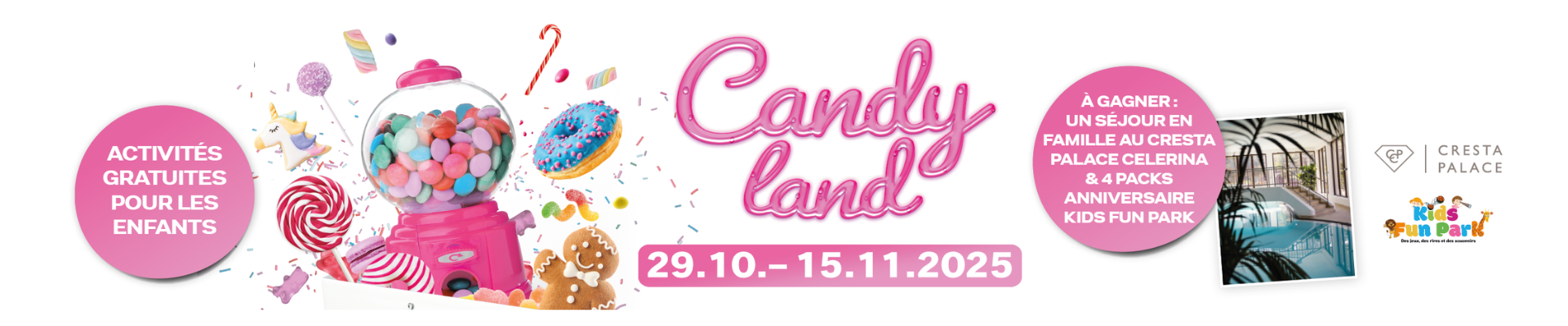 Plonge dans l’univers gourmand de Candyland !