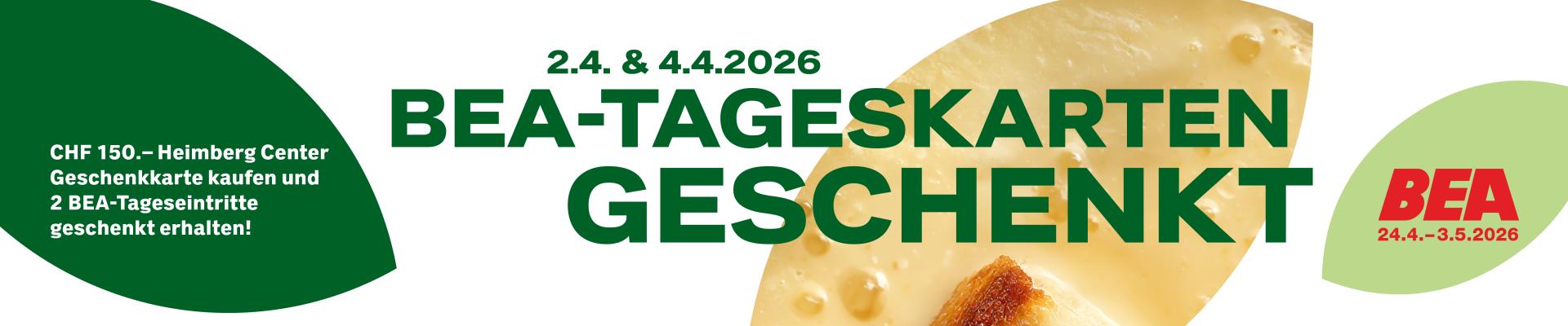 BEA-Tageskarten geschenkt