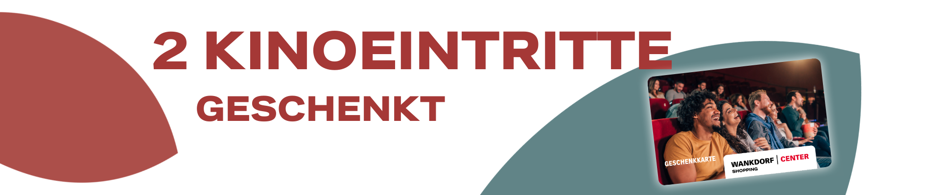 2 Kinoeintritte geschenkt mit Promocode «CINEMA»