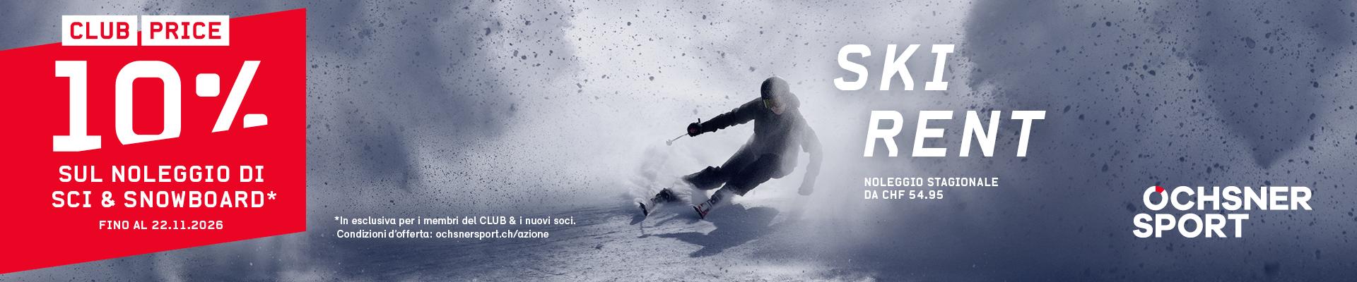 Ochsner Sport 10% di sconto!*