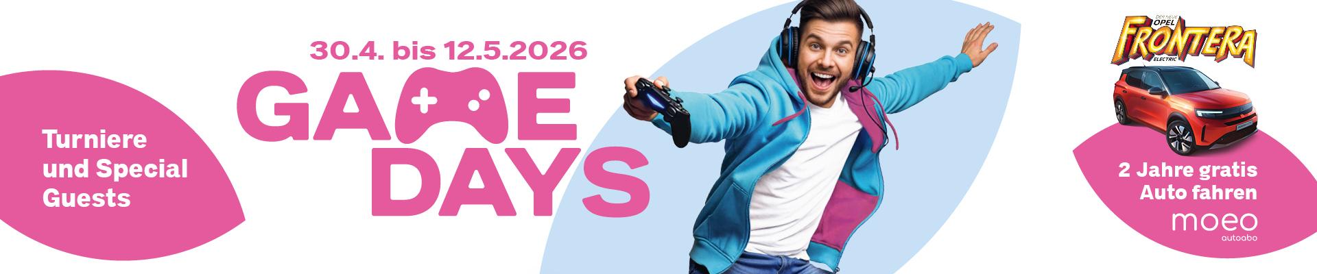 Willkommen zu den Game Days im Aarepark Würenlingen! 🎮