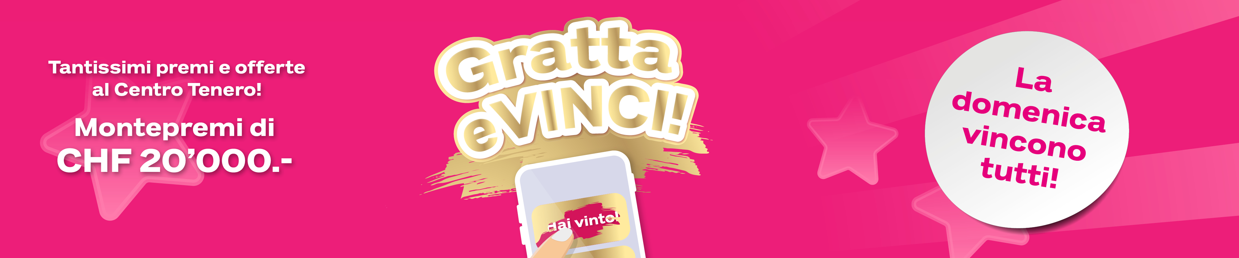 La domenica vincono tutti!