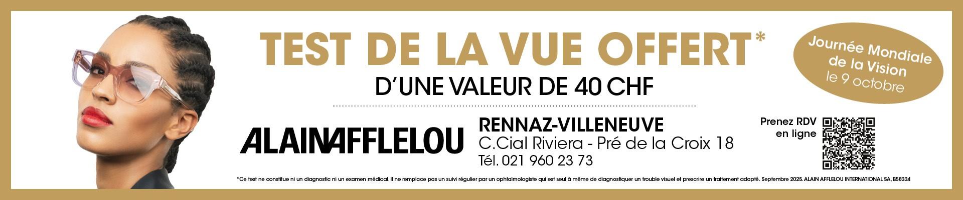 Test de la vue offert le 9 octobre