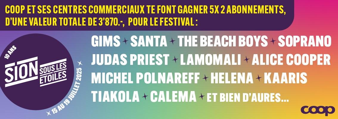 Grand concours Sion sous les Etoiles