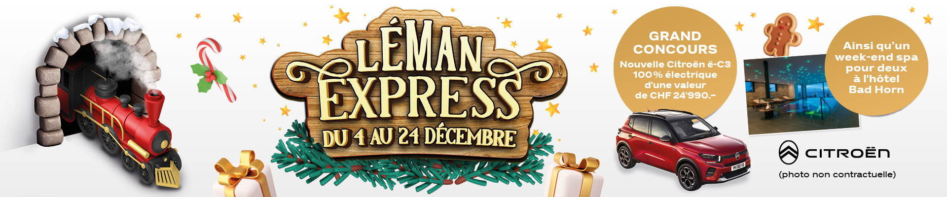 Noël au Léman Centre - Le Léman Express vous attend !