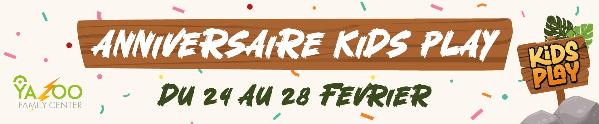 Anniversaire Kids Play