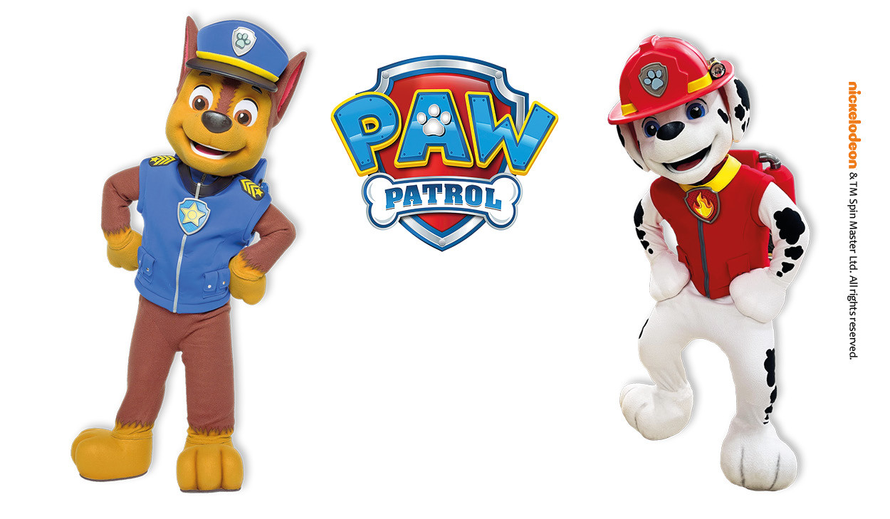 Paw Patrol, Walking Act, Marshall und Chase