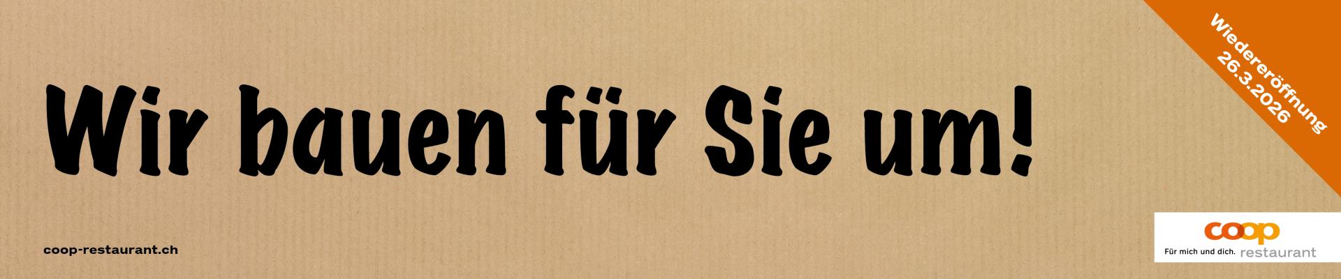 Wir bauen für Sie um!